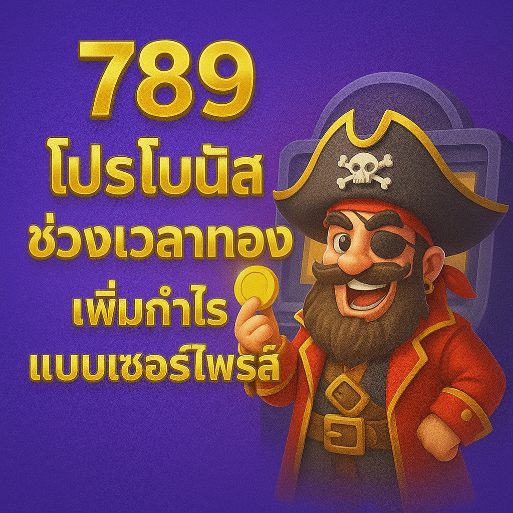 789 โปรโบนัสช่วงเวลาทอง