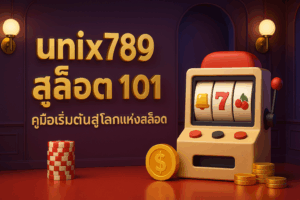 unix789 สล็อต 101 คู่มือเริ่มต้นสู่โลกสล็อตที่ทำกำไรได้จริง