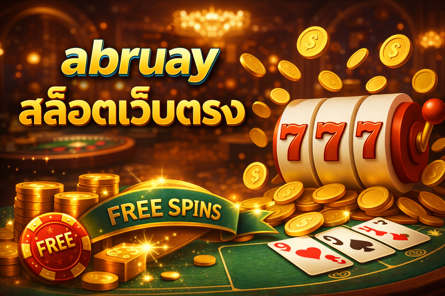 abruay สล็อตเว็บตรง แจกเครดิตฟรี ทางเลือกของผู้เล่นที่มองหาความคุ้มค่าและโอกาสทำกำไรจริง