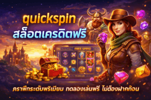 quickspin สล็อตฟรีเครดิต ทางเลือกของผู้เล่นที่ชื่นชอบเกมคุณภาพระดับพรีเมียม